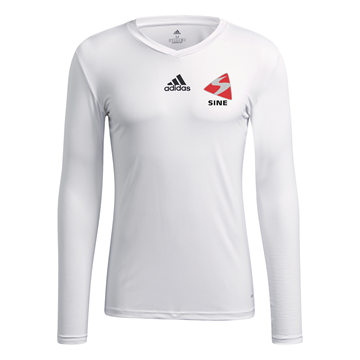 Adidas Team Base L/S Tee Hvid